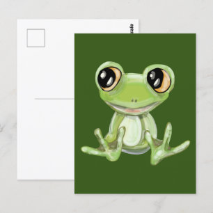 Ma carte postale de mon autre ami la grenouille ve