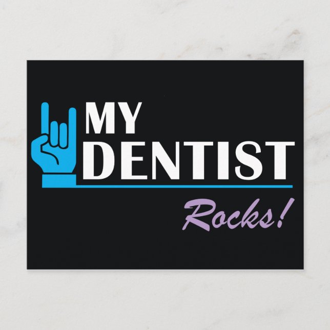 Ma carte postale Dentist Rocks (Devant)