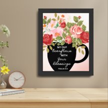 "Ma Coupe Dépasse..." Impression murale 16 x 20 po