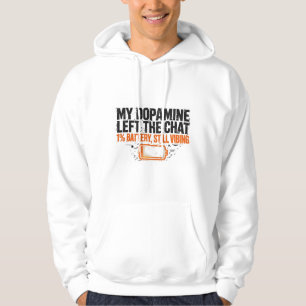 Ma dopamine a quitté le chat Funny ADHD Sweat à ca