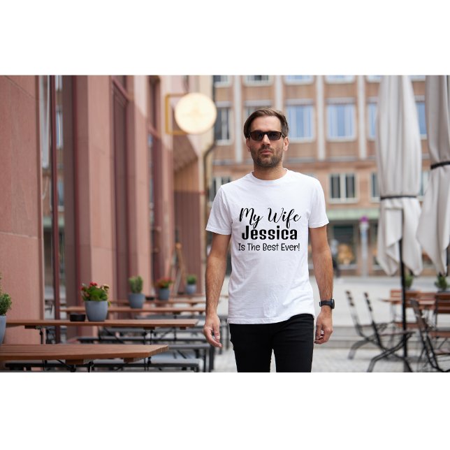 Ma Femme Est La Meilleure T-Shirt Personnalisée Ja (Créateur téléchargé)