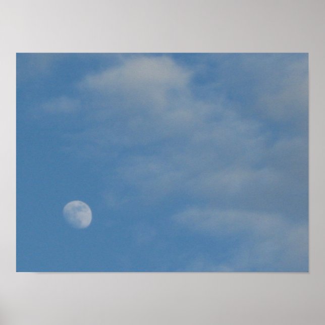 Ma Lune de jour - Poster de valeur Papier Matte (Devant)