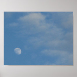 Ma Lune de jour - Poster de valeur Papier Matte