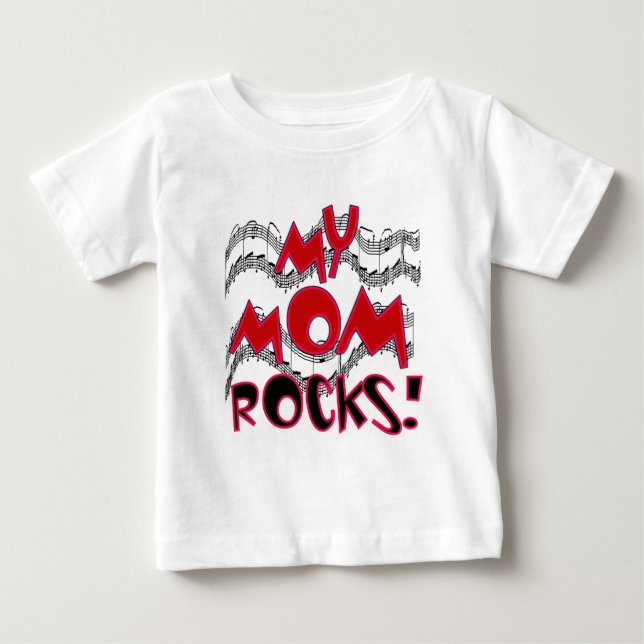 Ma maman bascule le T-shirts et les cadeaux (Devant)