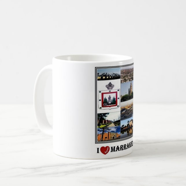 MA Maroc - Marrakech - Mug de café (Devant gauche)