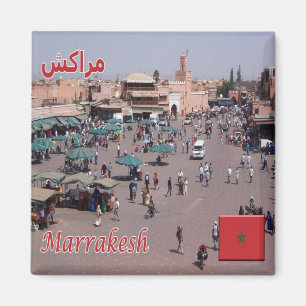 MA - Marokko - Marrakesch Magnet