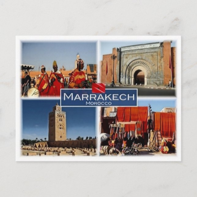 MA Marokko - Marrakesch - Postkarte (Vorderseite)