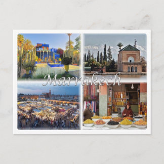MA Marokko - Marrakesch - Postkarte