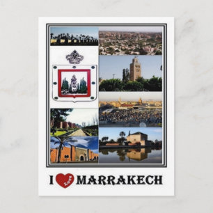 MA Marokko - Marrakesch Postkarte