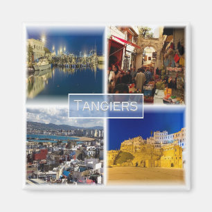 MA Marokko - TANGIERS - Kühlschrank Magnet