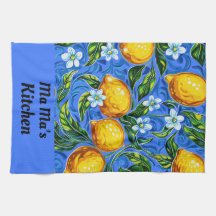 Ma Ma's Kitchen blau und gelb