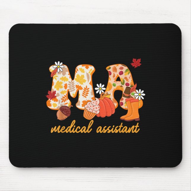 Ma Medical Sofort Fall Kürbis Cute  Mousepad (Vorne)