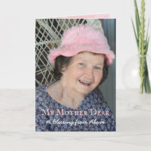 Ma mère Cher Carte photo de la Fête des Mères