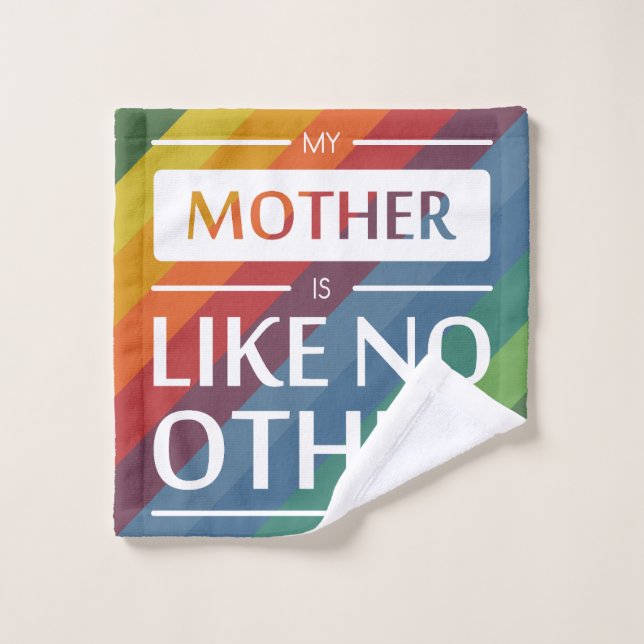 Ma mère n'est pas comme les autres (Gant de toilette)