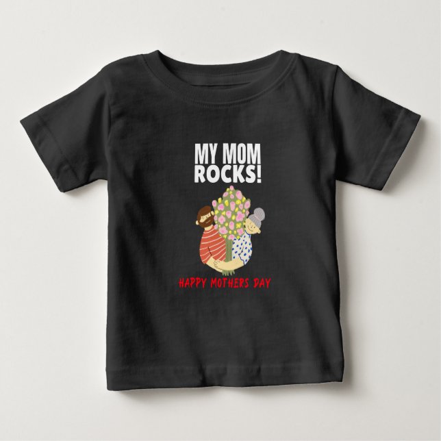 Ma mère roche style art designer t-shirt (Devant)