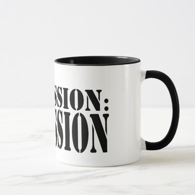 MA MISSION : Tasse de sonnerie de REMISE (Droite)