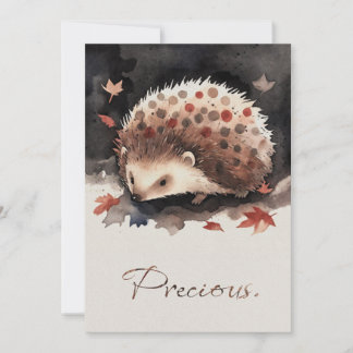 Ma petite carte de vœux pour ami hérisson "Zwerger