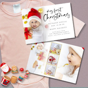 Ma première carte de Noël Baby 6 Photo Holiday