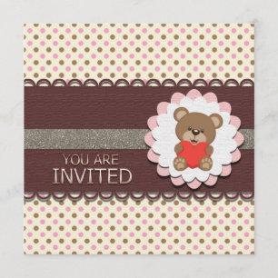 Ma première invitation d'anniversaire de Beary
