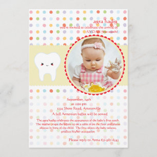 Ma première invitation de photo de dent