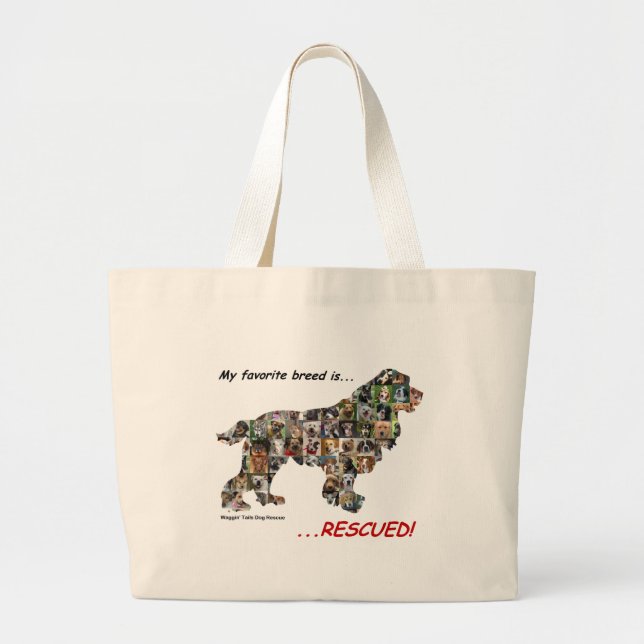 Ma race préférée est sac fourre-tout secouru (Devant)