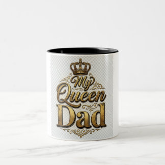Ma Reine Mon Papa Mug Vintage pour la Fête des Pèr