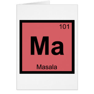Ma - Symbole périodique de la table de chimie Masa