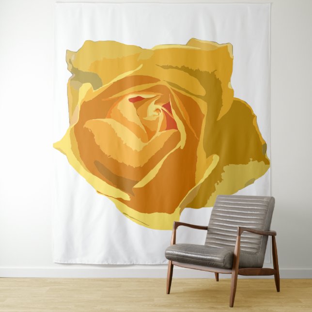 Ma tapisserie de Rose du Texas (En situation)
