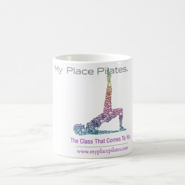 Ma tasse de logo de Pilates d'endroit (Centre)