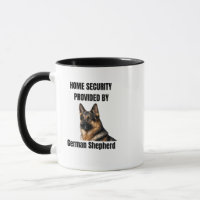 Ma tasse préférée avec mon chien Berger Allemand