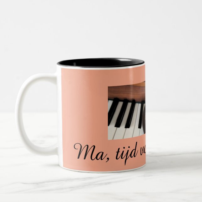 Ma tijd voor een break! MUG Zweifarbige Tasse (Links)