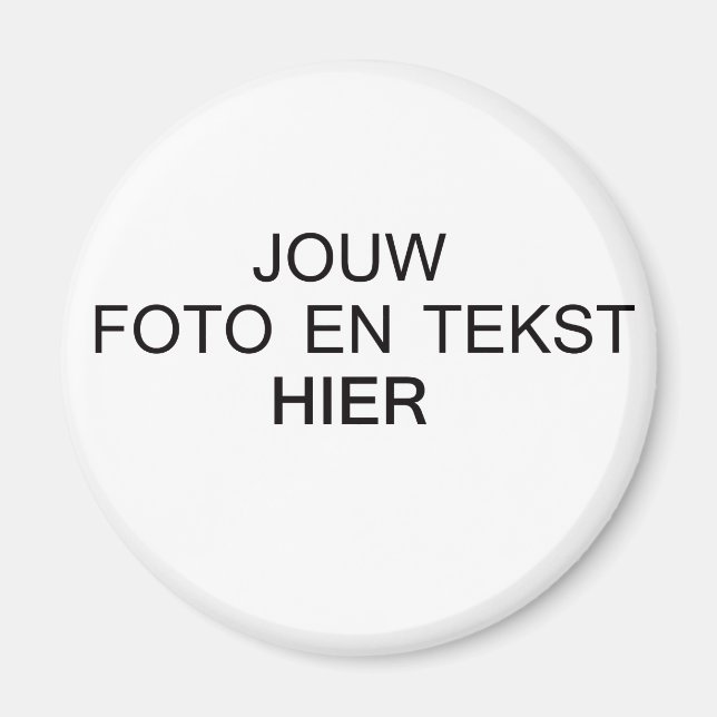 Maak het zelf magnet (Vorne)