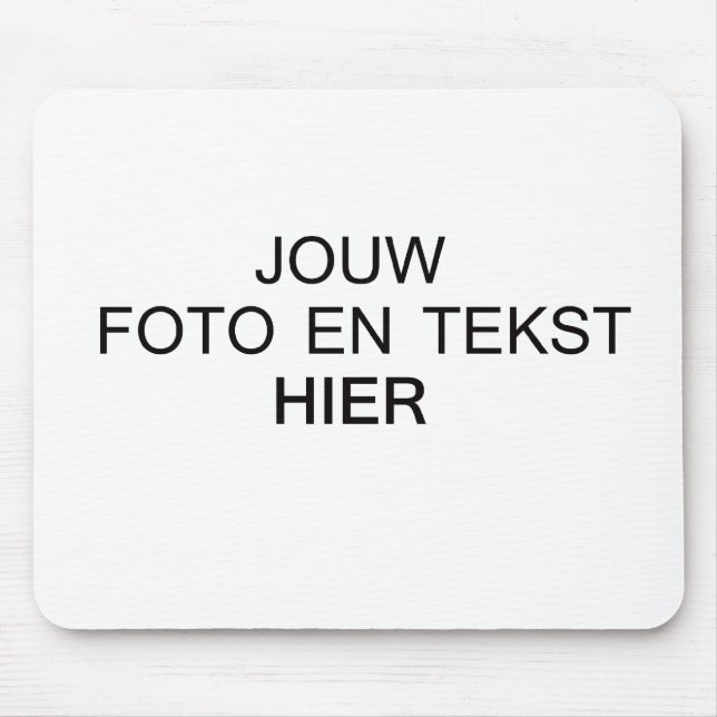 Maak het zelf mousepad (Vorne)