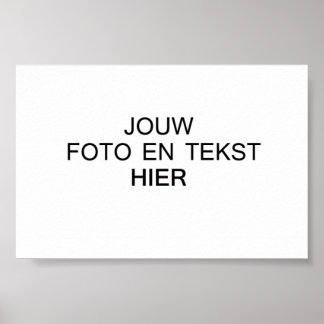 Maak je eigen Poster