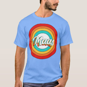 Maas Name Shirt Vintag Maas Circle