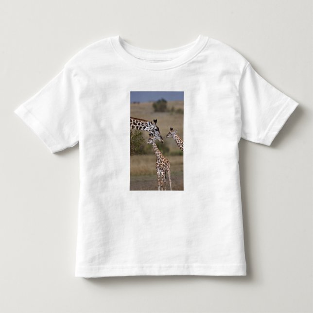 Maasai Giraffe (Giraffe Tippelskirchi) Kleinkind T-shirt (Vorderseite)