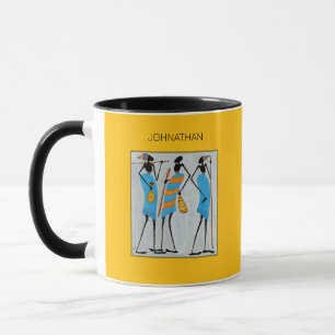 Maasai-Krieger, Kenia, Afrikanischer Kunst-Geburts Tasse