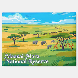 Maasai Mara Nationalreservat Kenia Magnet