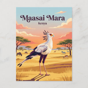 Maasai-Mara-Nationalreservat Kenia Postkarte