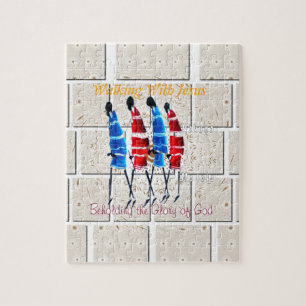 Maasai Morans Christlich Art Print