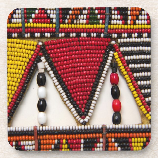 Maasai-Stammbaum Getränkeuntersetzer (Vorderseite)
