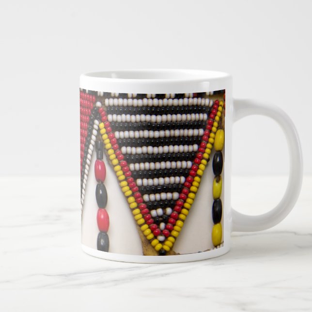Maasai-Stammbaum Jumbo-Tasse (Rechts)