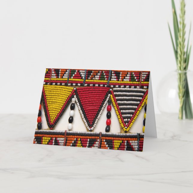 Maasai-Stammbaum Karte (Vorderseite)