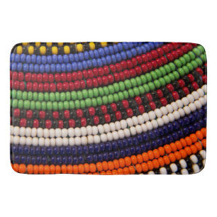 Maasai-Stammesperlenmuster Badematte