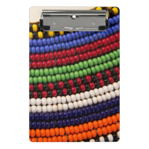 Maasai-Stammesperlenmuster Mini Klemmbrett