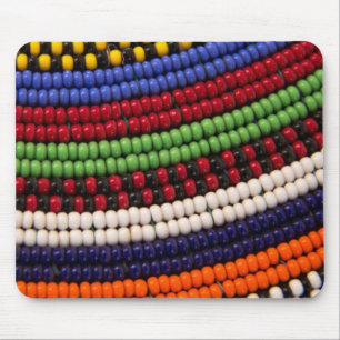 Maasai-Stammesperlenmuster Mousepad