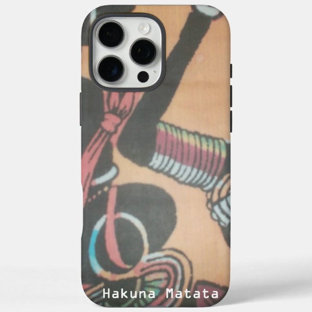 Maasai Tradition und Kultur Muster Art Design iPhone 16 Pro Max Hülle (Rückseite)