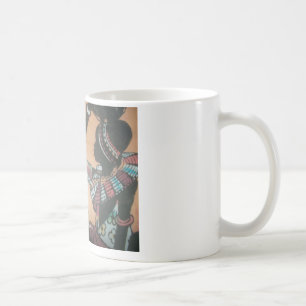 Maasai Tradition und Kultur Muster Art Design Kaffeetasse