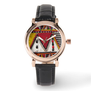 Maasai Tribal Beadwork Armbanduhr
