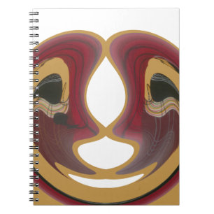 Maasai Tribal Whirl Art Print Notizblock